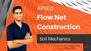 Construction of Flow Net  Soil Mechanics [upl. by Feinberg]