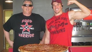 200 BIG TEN POUND Pizza Challenge in INDIANA [upl. by Ahsenac]