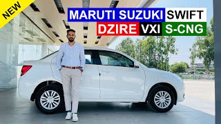 Maruti Swift Dzire VXI CNG Walkaround  Car Quest [upl. by Sucramat]