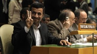 Irans Ahmadinejad Keeps Up Bluster Against Israel [upl. by Gratiana391]