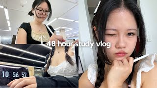 PRODUCTIVE 48HR STUDY VLOG📔 studying for dental school finals [upl. by Riegel]