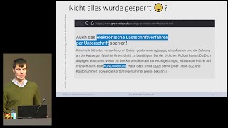 37C3  Oh no KUNO  Gesperrte Girocards entsperren [upl. by Nishom862]