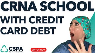 CRNA School with Credit Card Debt You MUST Watch This Before Going to CRNA School [upl. by Renell]