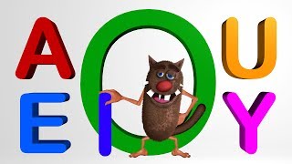 Apprendre les Voyelles aux enfants Learn the Vowels for kids children Toddlers  Serie 02 4K [upl. by Ashley]