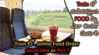 How to Order Delicious Food in Train at your Seat  Railrestro  telugu travel vlogger [upl. by Ginger]