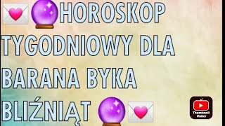 🔮HOROSKOP TYGODNIOWY DLA BARANA BYKA I BLIŹNIĄT OD 17042304 horoskoptygodniowy [upl. by Nat]