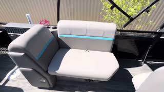 The Angler Qwest 8524 Center Console Tritoon From Portside Marine [upl. by Burchett366]