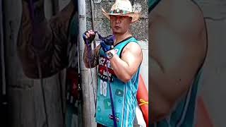 Pinoy Cowboy Bicep hammer curl using Loop band [upl. by Maribeth525]