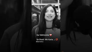 Mard ka mohabbat se koi Wasta nhi 🥺  whatsapp stutas love poetry [upl. by Arinaj]