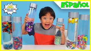 Cómo Hacer Botellas de Agua Sensoriales PLAY Para Niños DIY [upl. by Saval815]