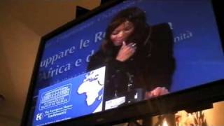 Doing business in Africa  Dambisa Moyo speaks at a conference in Italy [upl. by Nytsirhc]