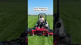 Exmark 144 inch Lawn Mower Mowing Tall Grass 😱 ExmarkManufacturing [upl. by Naenaj]