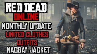 Red Dead Online New Update Limited Time Macbay Jacket Outfits [upl. by Aseretairam295]