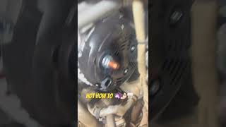 installing serpentine belt alternator amp tensioner Chrysler 36 ram promaster youtubeshorts [upl. by Izzy]