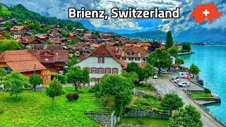 Brienz Switzerland walking tour 4k  the most beautiful Swiss villages  fairytale village [upl. by Isidore240]