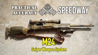 M24 SWS US Sniper Rifle 🏁 Speedway  Long Range On the Clock   Practical Accuracy [upl. by Ainevuol704]