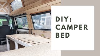 HOW TO Uitschuifbaar Bed in je Camper  Tedventure [upl. by Thayer]