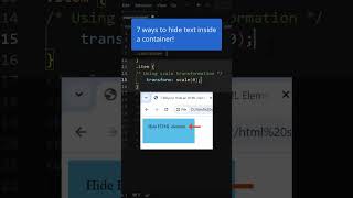 7 Quick Ways to Hide an HTML Element with CSS [upl. by Bela354]