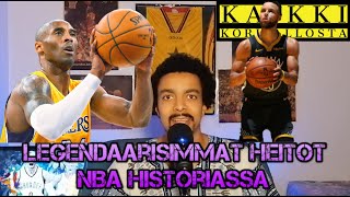 Legendaarisimmat Heitot NBA Historiassa  Kaikki Koripallosta [upl. by Aunson]