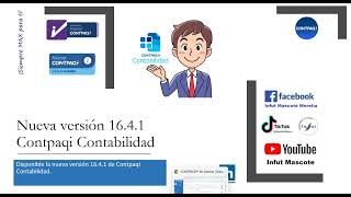 Nueva versión 1641 de Contpaqi Contabilidad [upl. by Weaks]