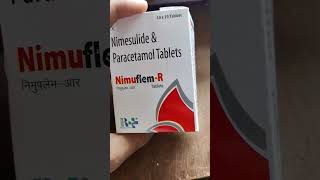 Nimesulide and paracetamol tablet best Dispersible tabelt for fever  बुखार से तुरंत आराम [upl. by Yruy84]