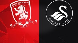 Middlesbrough FC V Swansea City Live Watchalong [upl. by Joost]