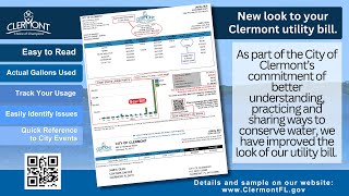 Clermont Utility Bill Updates 2024 [upl. by Ahsoyem]