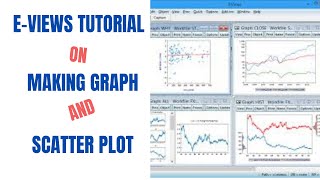 E views Tutorial Making graphs and Scatter plots [upl. by Eedoj]