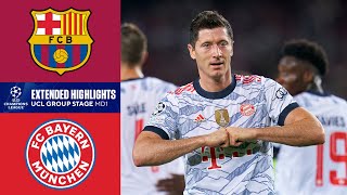 Barcelona vs Bayern Munich Extended Highlights  UCL Group Stage MD 1  CBS Sports Golazo [upl. by Haile]