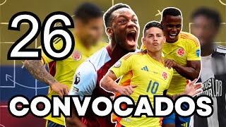 Los 26 CONVOCADOS para Arrasar con Colombia en la Fecha 11 y 12 de Eliminatorias [upl. by Yvonner]