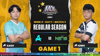 MDL PH S4  W6D1 OMGN VS HUNT  GAME 1 [upl. by Ardnohsal777]