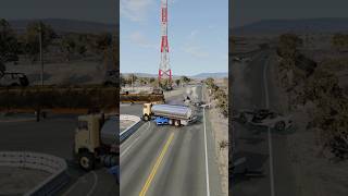 Realistic Highway Car Crashes 63  beamngdrive [upl. by Alletnahs]