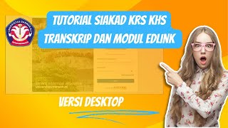 Tutorial Siakad Krs Khs Transkrip dan Modul Edlink [upl. by Enaz]