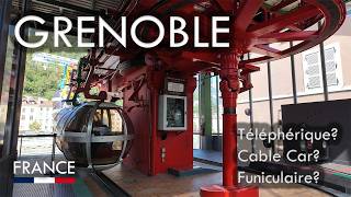 GRENOBLE CABLE CAR EXPERIENCE ASCEND EXPLORE AND DESCEND FROM BASTILLE [upl. by Anuahs]