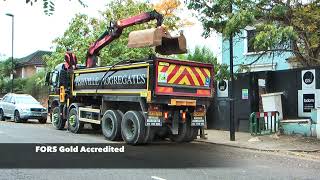 15 tonne Grab Hire in London  Muck Away London Service [upl. by Lizette]