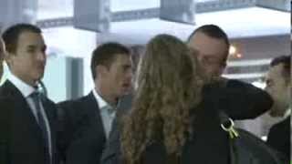 Tomas Berdych and Petra Kvitova kiss 2012 [upl. by Eckmann4]