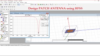 Microstrip Patch Antenna  Using HFSS 2022  Design for Any Frequency With MATLAB Code [upl. by Hinze]