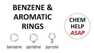 aromatic rings benzene pyridine pyrrole [upl. by Ahsied]