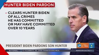 President Biden issues unconditional pardon for son [upl. by Aryas]