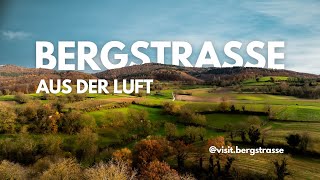 Die Bergstraße per Drohne aus der Luft 4k djimini4pro [upl. by Conway]