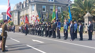 Liberation Day Guernsey  090524  Military Parade Cavalcade Fireworks [upl. by Lettig269]