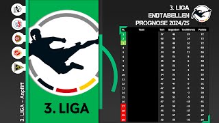 Die 3Liga  Wer steigt ab auf  EndTabellen Prognose Game 202425 Anpfiff [upl. by Inotna]