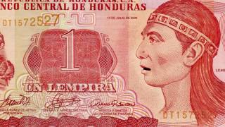 Historia y Seguridad del billete de 1 Lempira  Banco Atlántida [upl. by Brogle997]