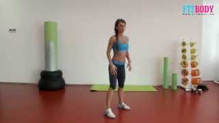 Antrenament picioare Genuflexiuni cu saritura squat jump [upl. by Naujyt489]