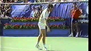 Slobodan Zivojinovic vs J McEnroe US Open 1987  0518 [upl. by Liliane]