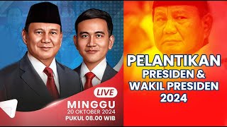 🔴Siaran Langsung Pelantikan PresidenWakil Presiden 2024 [upl. by Bartley700]