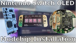 Nintendo Switch OLED Modchip Installation [upl. by Jonas52]