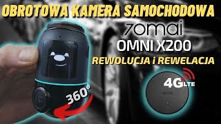 TEST  OBROTOWA KAMERA SAMOCHODOWA 70mai Omni X200  Najlepszy tryb parkingowy jaki widziałem  4G [upl. by Alrad]