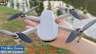 Flytec T16 GPS 4K Brushless Mini Drone – Just Released [upl. by Hartnett821]