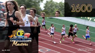 2023 TF  CIFss Masters  1600 Boys Championship [upl. by Anissa]